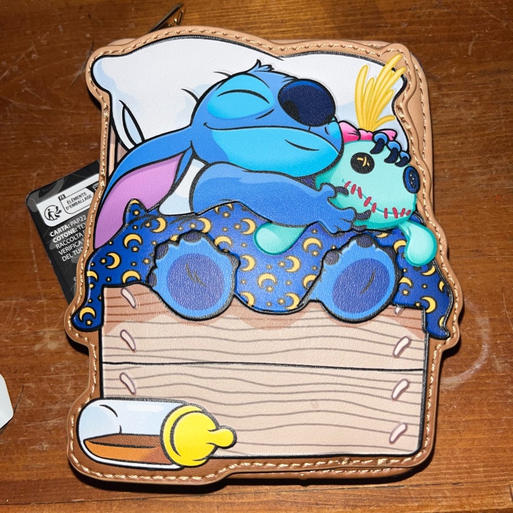 Sleeping Stitch Loungefly wallet ( NWT )